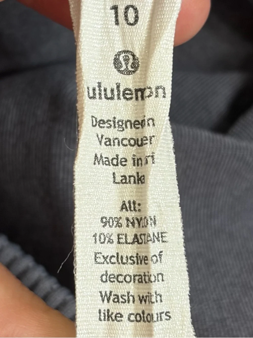 lululemon grayish blue 25